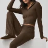 Sudadera con capucha y cremallera completa Sway - Espresso