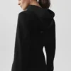 Sudadera con capucha y cremallera Sweet Escape - Negro
