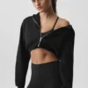 Sudadera con capucha y cremallera Sweet Escape - Negro