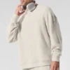 Sudadera de cuello redondo Triumph Restore - Color hueso