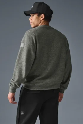 Sudadera de cuello redondo Triumph Restore – Gris triblend