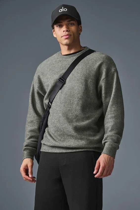 Sudadera de cuello redondo Triumph Restore - Gris triblend