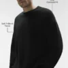 Sudadera de cuello redondo Triumph Restore - Negro