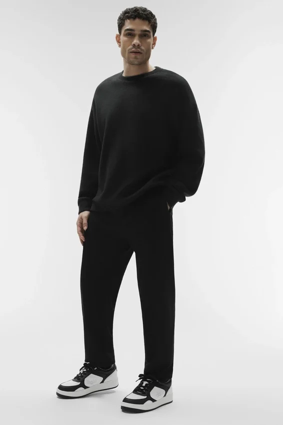 Sudadera de cuello redondo Triumph Restore - Negro