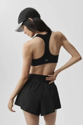 Sujetador Airlift Advantage con espalda nadadora – Negro