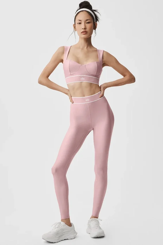 Sujetador Airlift Alignment - Rosa vintage/Blanco