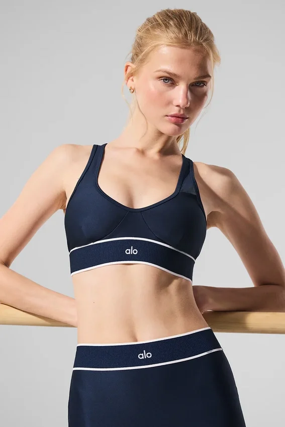 Sujetador Airlift Mesh Darling - Azul marino