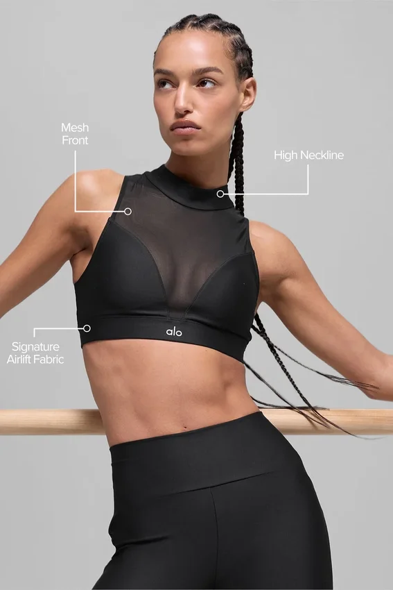 Sujetador Airlift Mesh Infatuation - Negro
