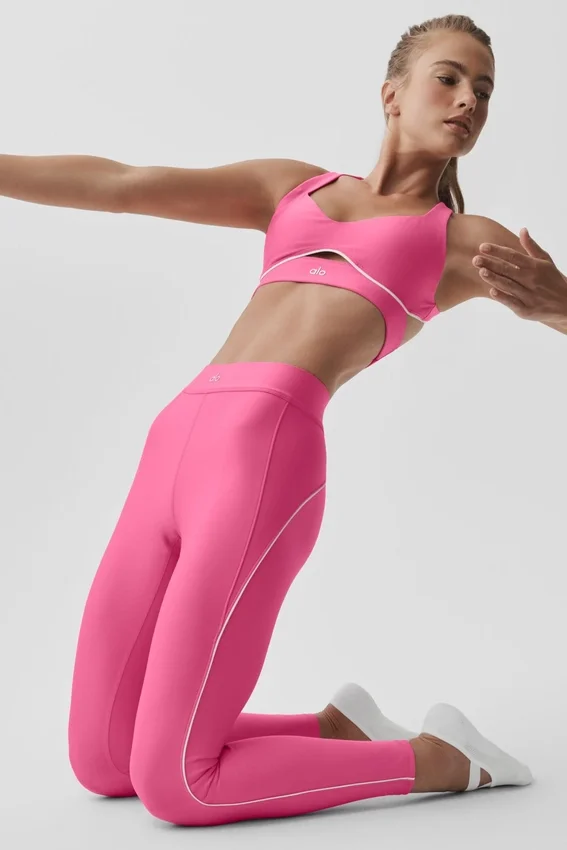 Airlift High-Waist 7/8 Speedwork Legging - Rosa paraíso
