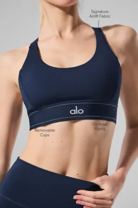 Sujetador Airlift Suit Up – Azul marino/Azul marino