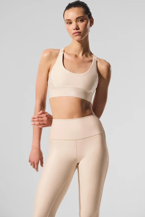 Sujetador Airlift Suit Up - Macadamia/Blanco