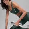 Sujetador «Airlift Suit up» - Verde trébol/Blanco