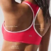 Sujetador Airlift Super Sleek Contrast - Rojo caramelo/Blanco