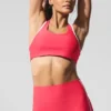 Sujetador Airlift Super Sleek Contrast - Rojo caramelo/Blanco
