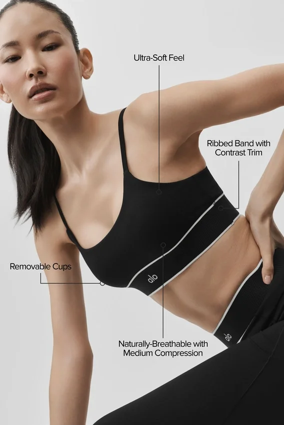 Sujetador Alo Softsculpt Amp It up - Negro