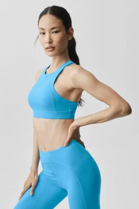 Sujetador Alo Softsculpt Superset – Azul celeste