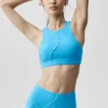 Sujetador Alo Softsculpt Superset - Azul celeste
