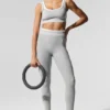 Sujetador Alosoft «Better Together» - Gris jaspeado deportivo/Blanco