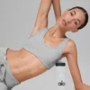 Sujetador Alosoft Center Stage - Gris jaspeado deportivo