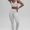 Sujetador Alosoft Heart Throb - Gris jaspeado deportivo/Blanco