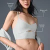 Sujetador Alosoft Highlight - Gris jaspeado deportivo
