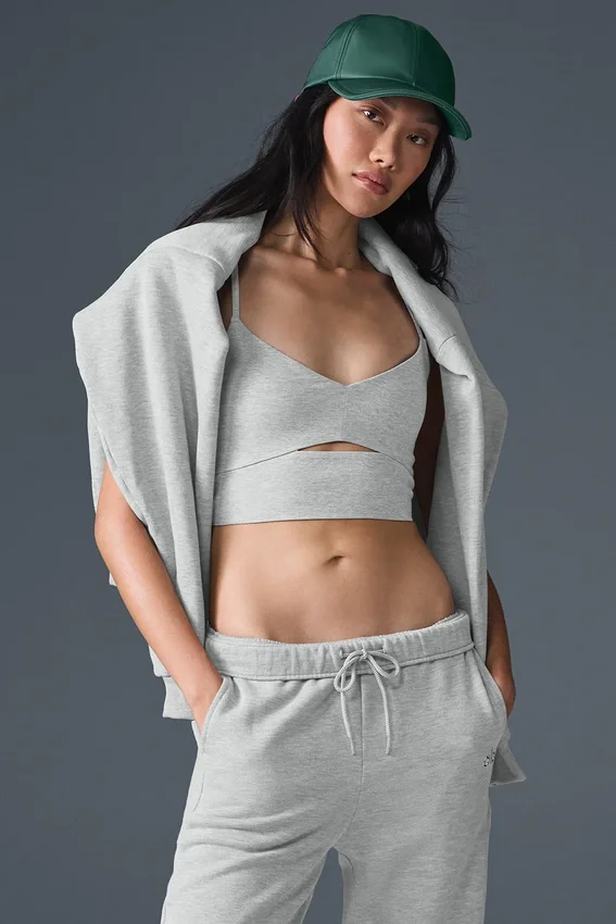 Sujetador Alosoft Highlight - Gris jaspeado deportivo