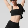 Sujetador Alosoft «Serve It Up» — Negro