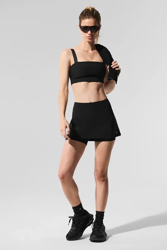 Sujetador Alosoft «Serve It Up» — Negro