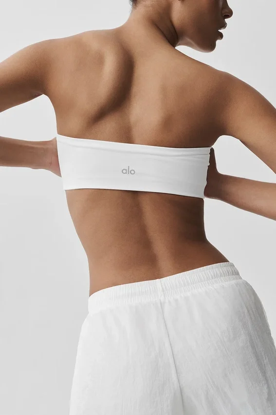 Sujetador bandeau Airbrush - Blanco