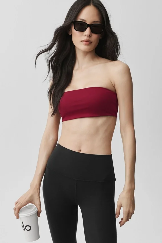 Sujetador bandeau Airbrush - Rojo «Summer Romance»