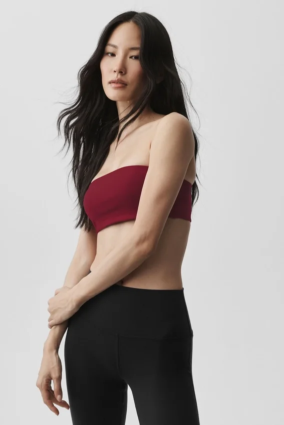Sujetador bandeau Airbrush - Rojo «Summer Romance»