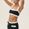 Sujetador «Cotton Cashmere Capri Dream» — Negro/Blanco