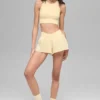 Sujetador de cuello alto Seamless Delight - Amarillo vela