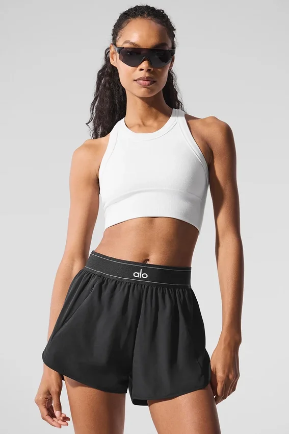 Sujetador de cuello alto Seamless Delight - Blanco
