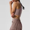 Sujetador de cuello alto Seamless Delight - Gris jaspeado