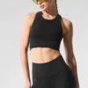 Sujetador de cuello alto Seamless Delight - Negro