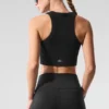 Sujetador de cuello alto Seamless Delight - Negro