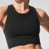 Sujetador de cuello alto Seamless Delight - Negro