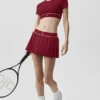 Sujetador de manga corta Alo Softsculpt Amp It up - Summer Romance Red