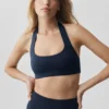Sujetador halter Alo Softsculpt «Feel the Heat» - Azul marino