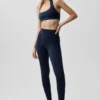Sujetador halter Alo Softsculpt «Feel the Heat» - Azul marino