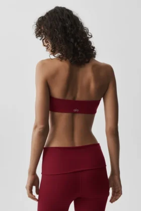 Sujetador halter Alo Softsculpt «Feel the Heat» – Rojo «Summer Romance»