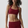 Sujetador halter Alo Softsculpt «Feel the Heat» - Rojo «Summer Romance»