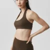 Sujetador halter «Feel the Heat» de Alo Softsculpt - Espresso