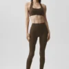 Sujetador halter «Feel the Heat» de Alo Softsculpt - Espresso