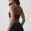 Sujetador halter «Feel the Heat» de Alo Softsculpt - Negro