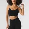 Sujetador «Plush Delight» de invierno, sin costuras y cálido - Negro