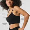 Sujetador «Plush Delight» de invierno, sin costuras y cálido - Negro