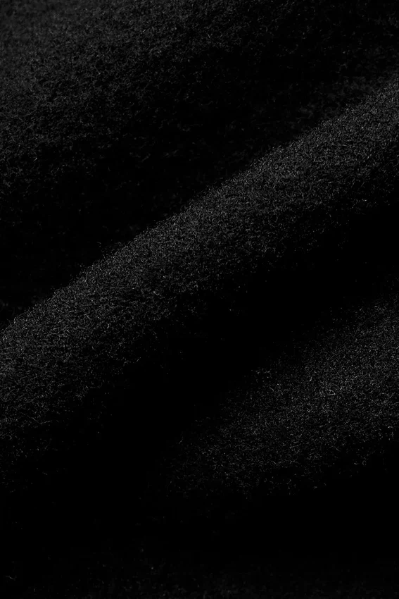 Sujetador «Plush Delight» de invierno, sin costuras y cálido - Negro