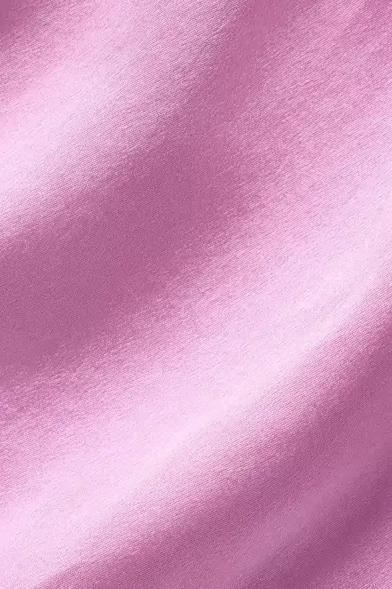 Camisa corta de manga larga con botones «Silk Luminous» - Rosa Candy Heart